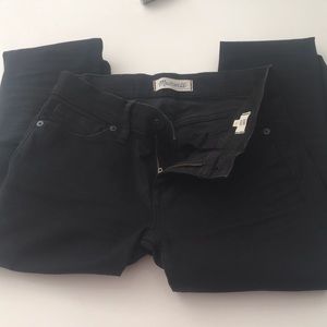 Madewell skinny skinny black jeans